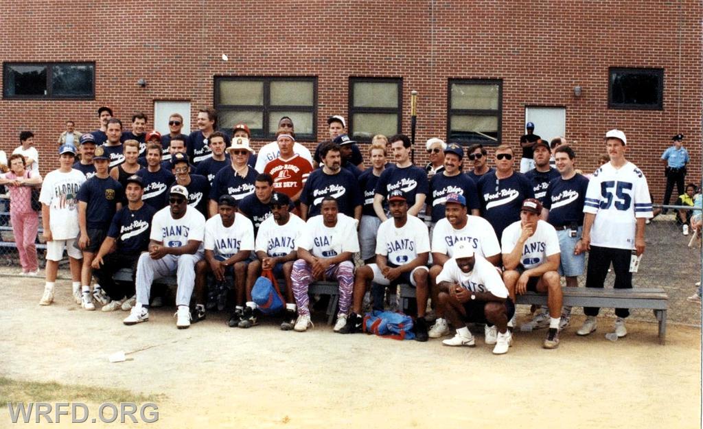 1991 - WRFD v. NY Giants charity softball game
