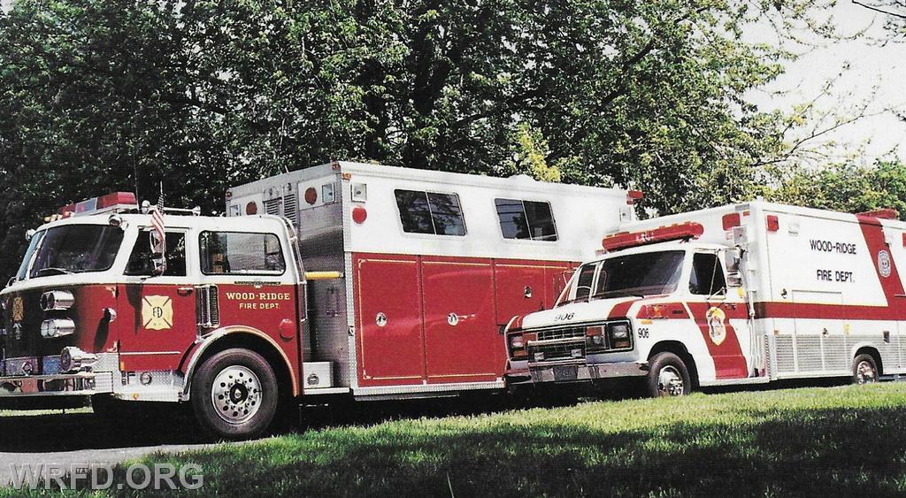 Rescue 903 - 1981 American LaFrance / Saulsbury * 
Ambulance 906 - 1991 Ford / P&L Custom