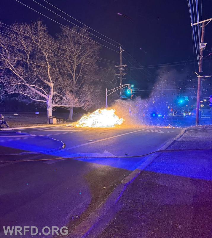 Wrfd WRFD assists the HHFD at a large outside rubbish fire - Wood-Ridge Fire ...
