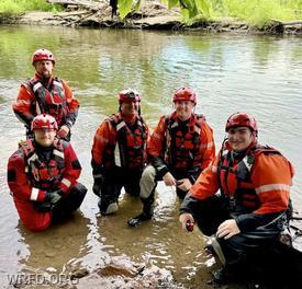 Capt. Maloney, FF Maceri, FF Fallon, Chief Meglio and FF Scarimbolo